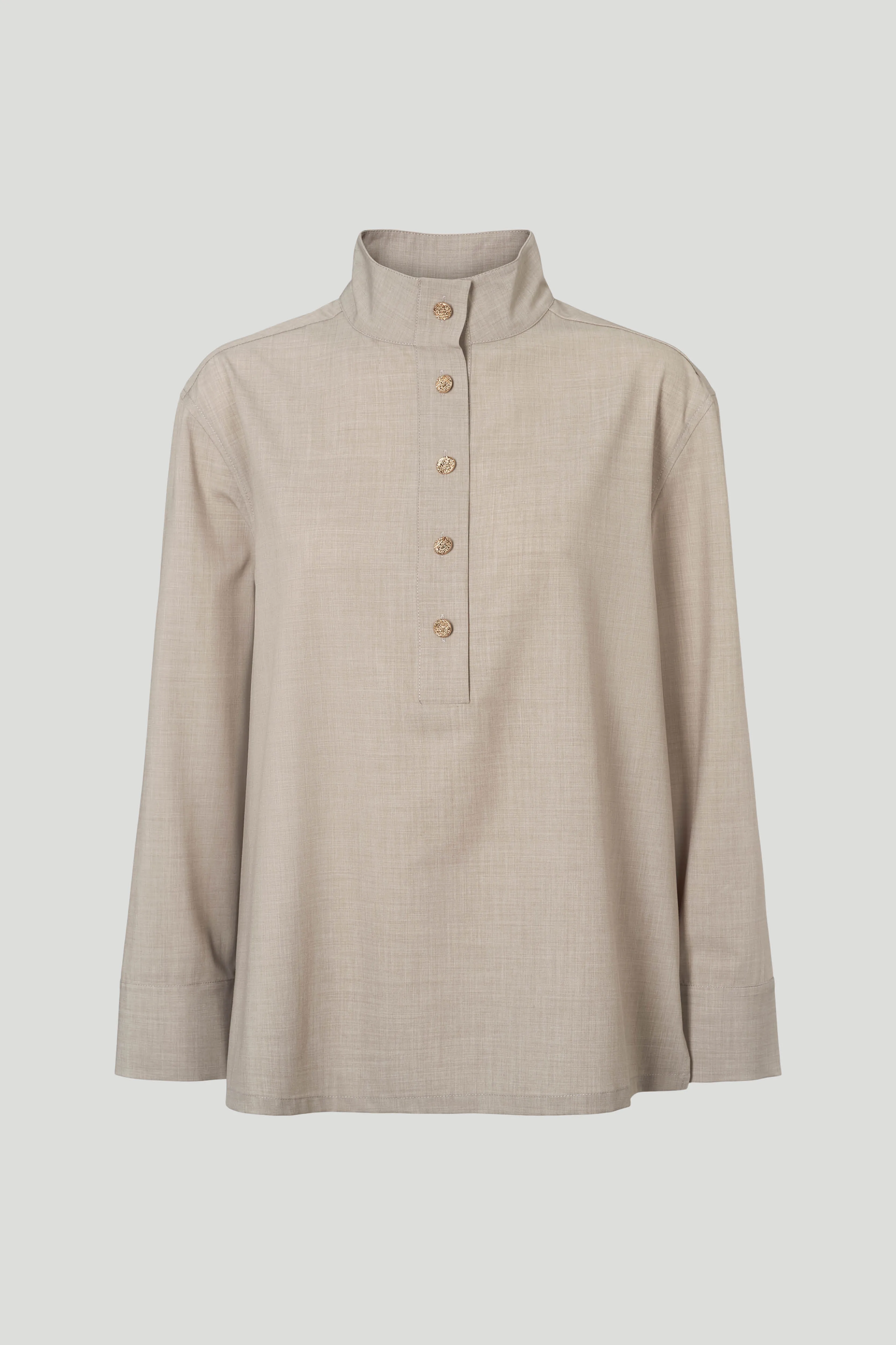 Tenika bluse - Beige melange