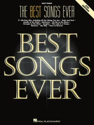 The Best Songs Ever - 6th Edition (Easy Piano)