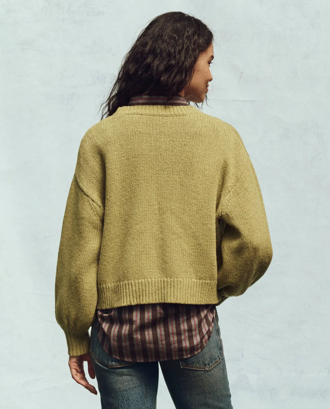 The Great Bubble Pullover in Sprig