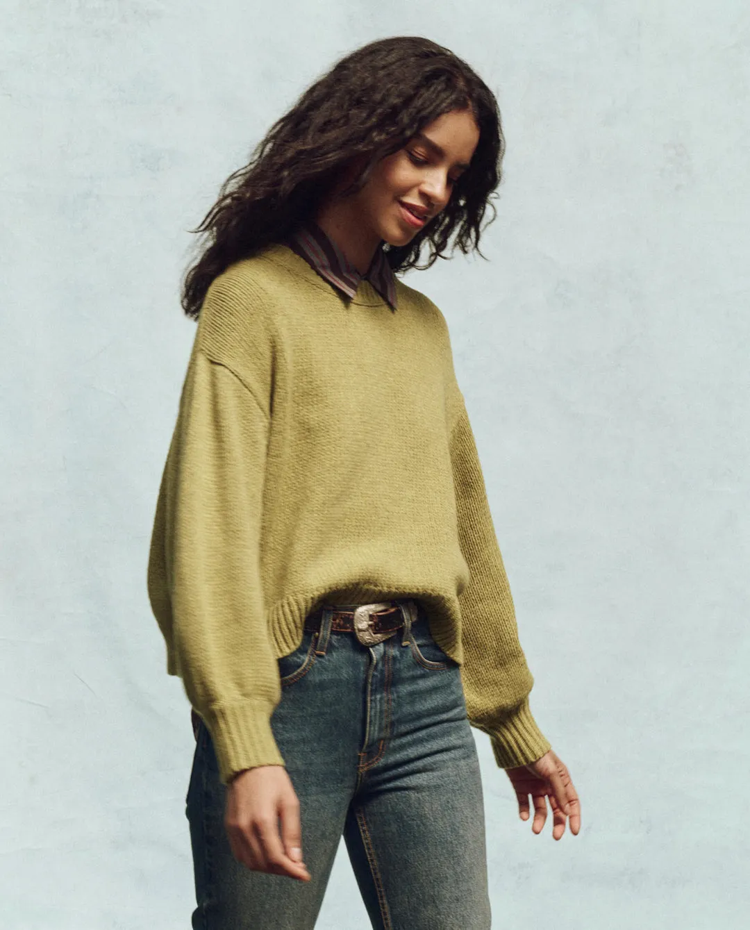 The Great Bubble Pullover in Sprig