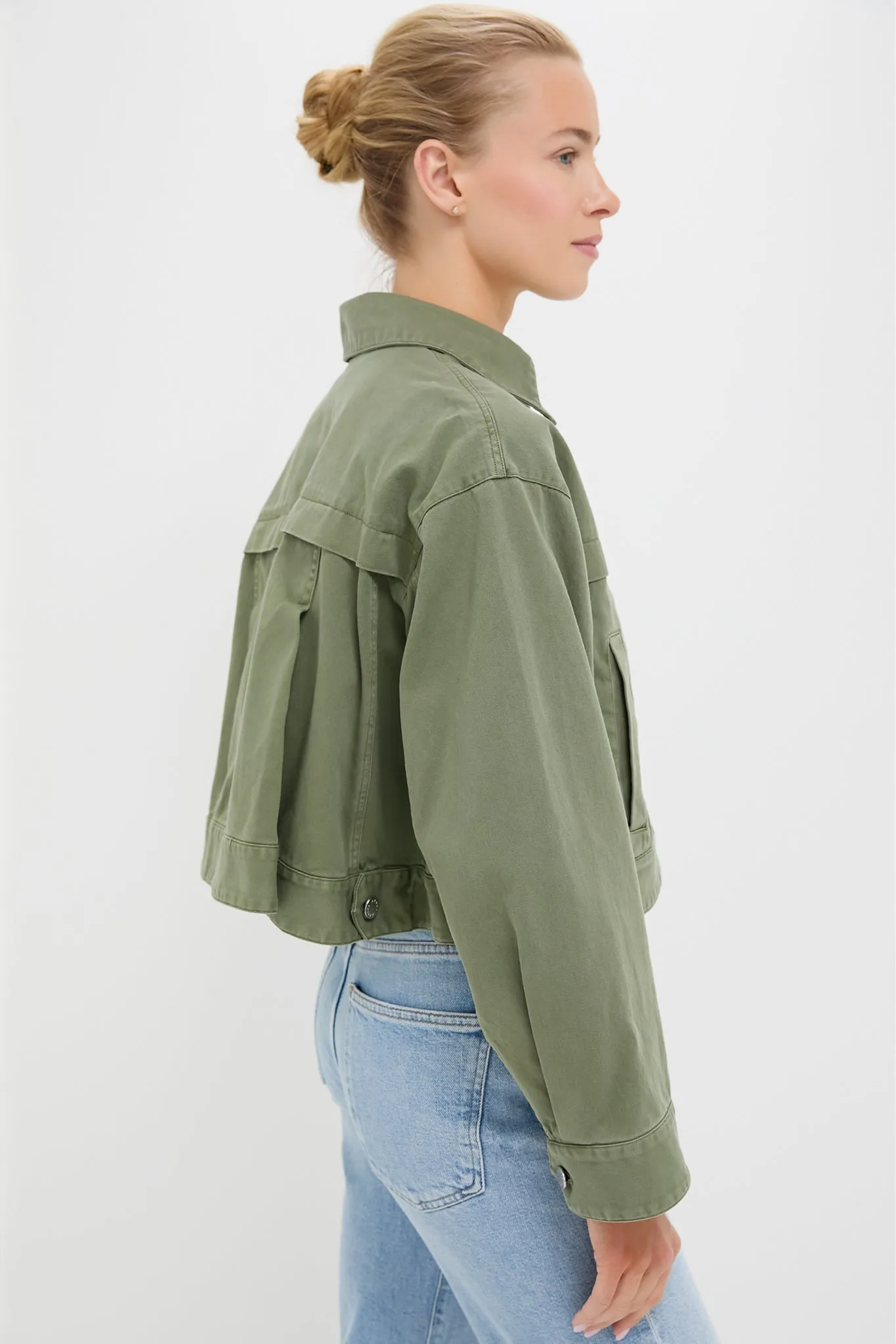 Thyme Cropped Trapeze Jacket