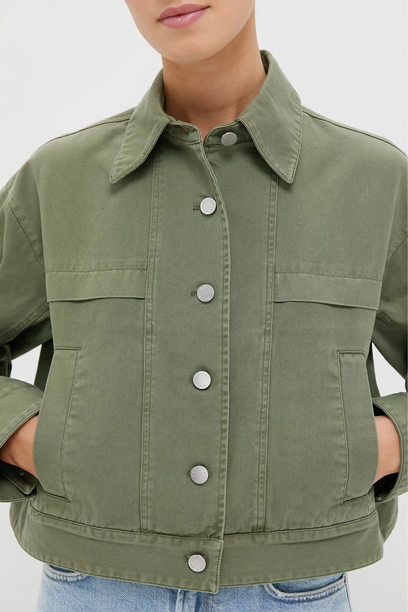 Thyme Cropped Trapeze Jacket