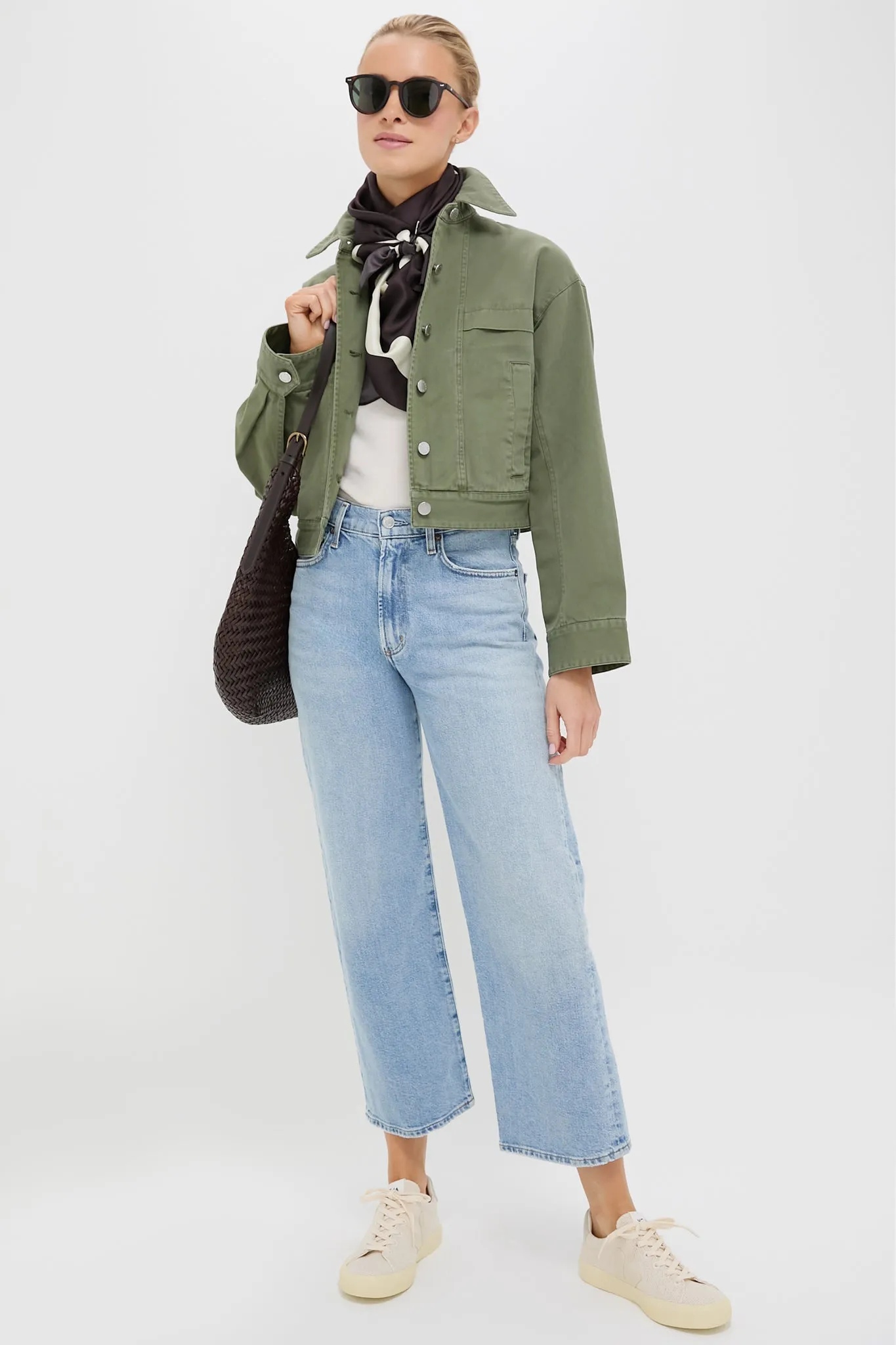 Thyme Cropped Trapeze Jacket