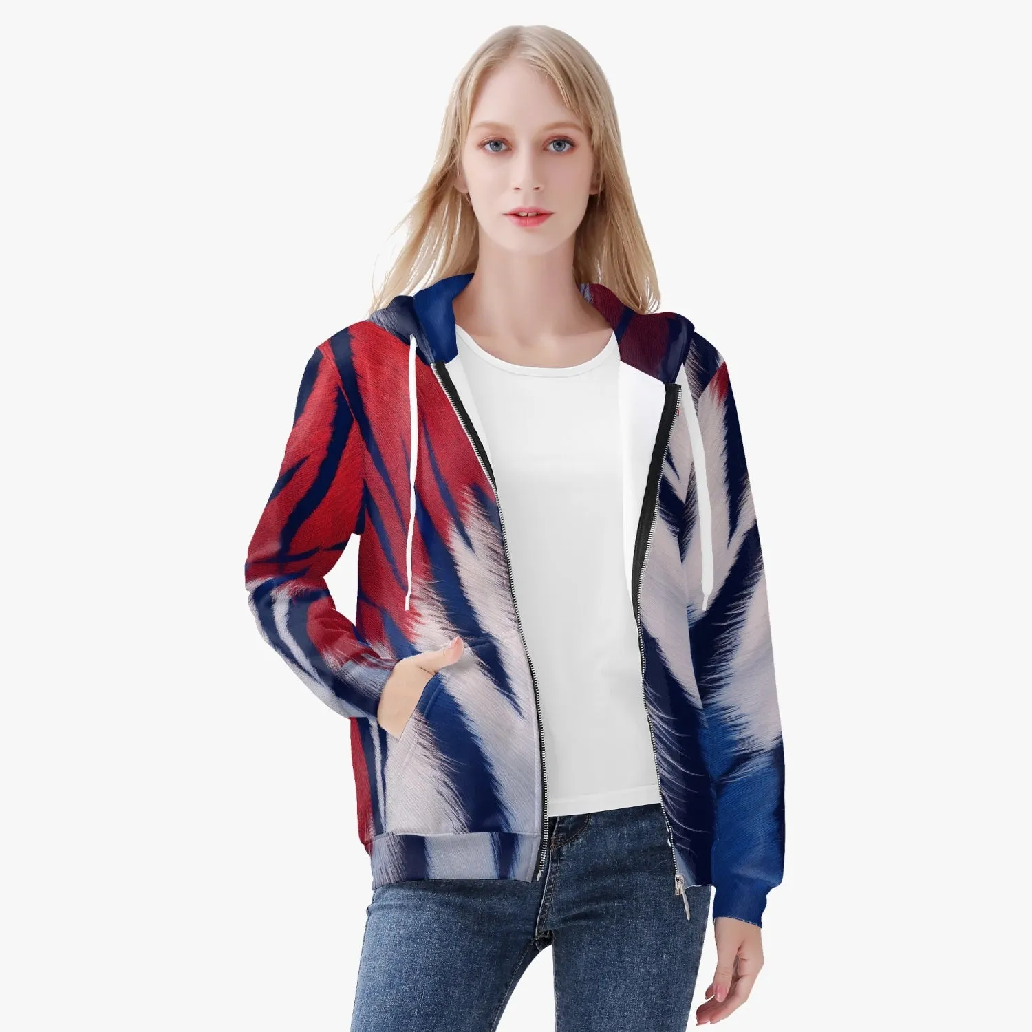Tiger Golf Women's Zip Up Hoodie