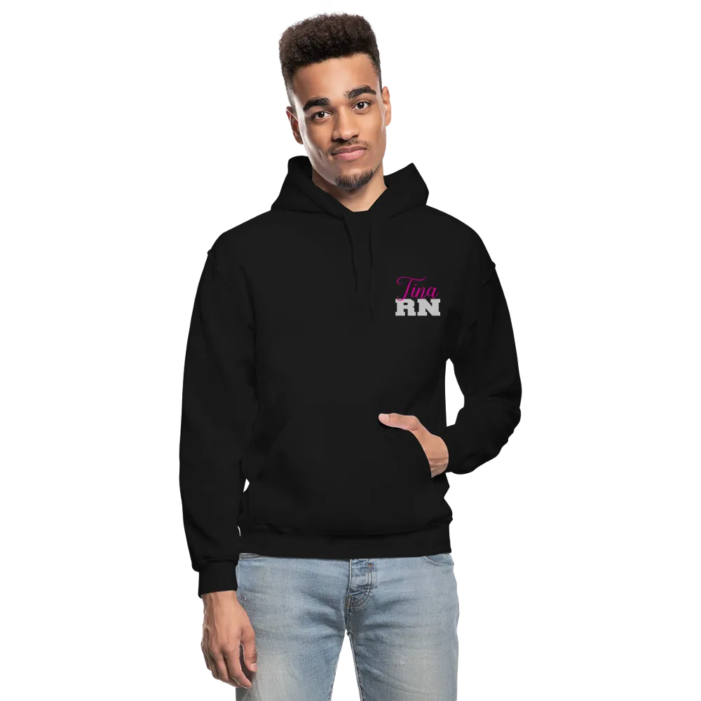 Tina RN Nurse Flag Gildan Heavy Blend Adult Hoodie