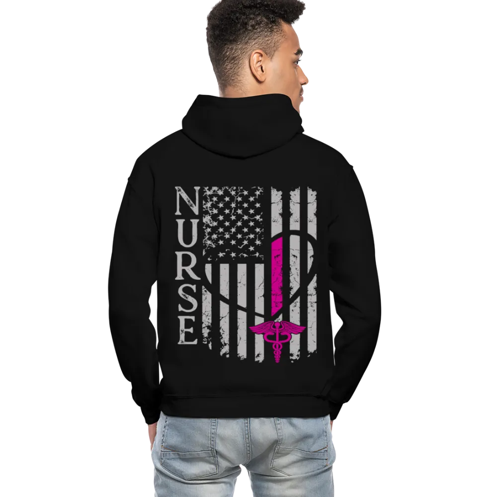 Tina RN Nurse Flag Gildan Heavy Blend Adult Hoodie