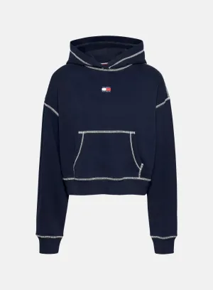 TJW Boxy Stitch Badge Hoodie