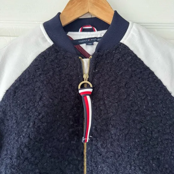 Tommy Hilfiger Black and White bomber Jacket