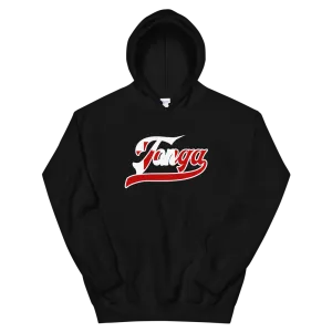 Tonga 676 - Flag with White Border (front/back) *ADULT HOODIE*