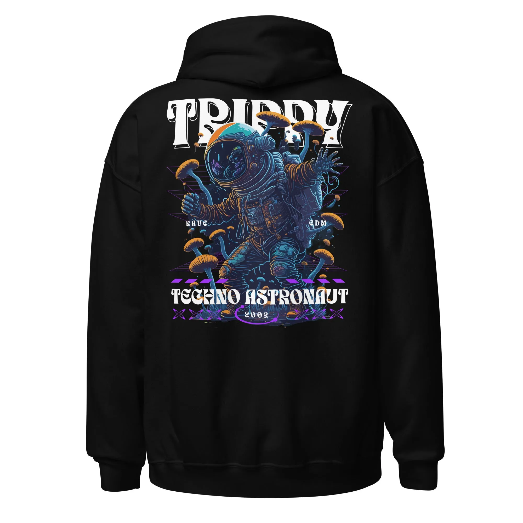 Trippy Hoodie | Techno Astronaut