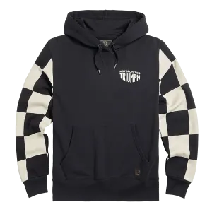 Triumph Haytham Checkerboard Hoodie - Black & White
