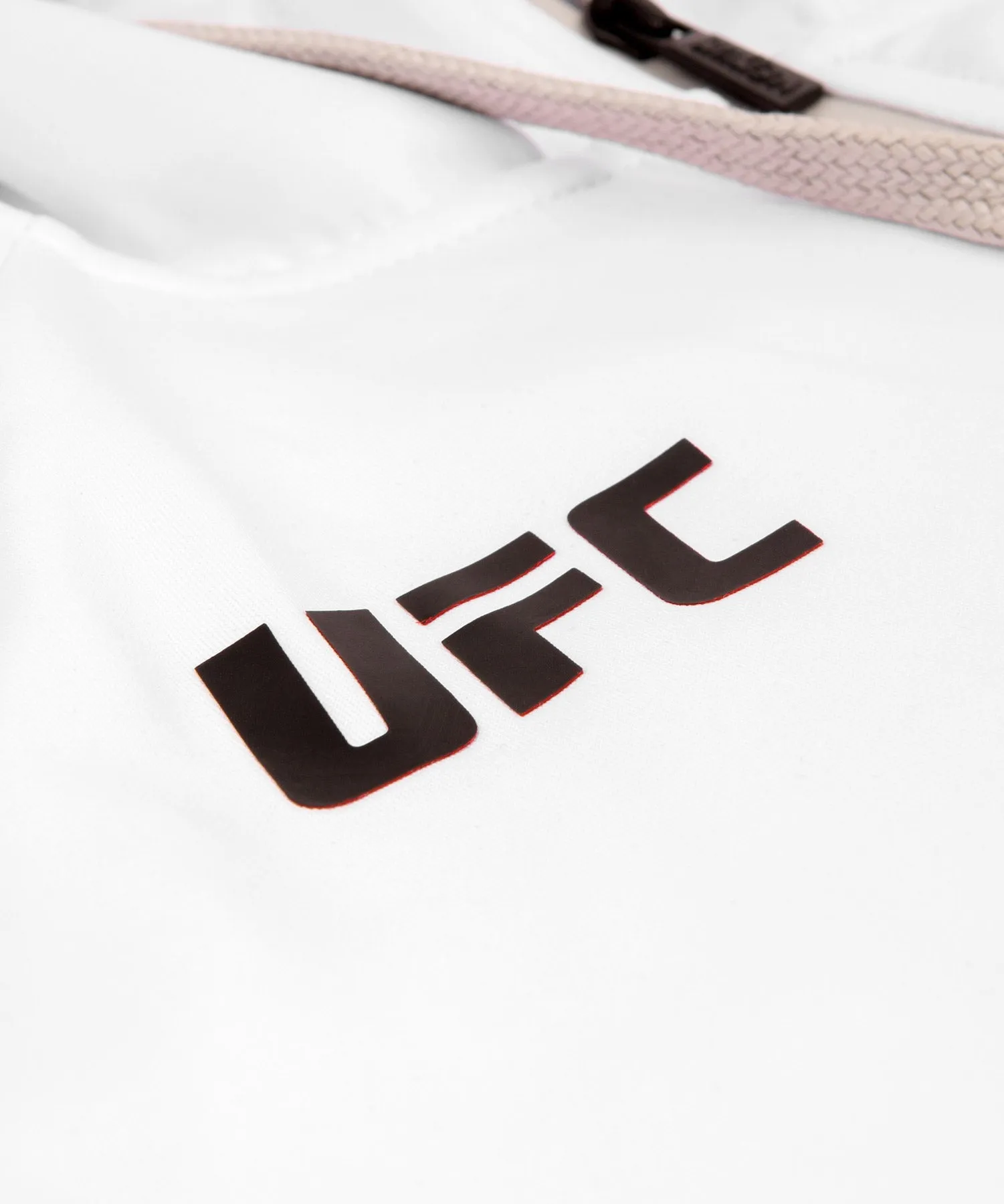 UFC Venum Gepersonaliseerd Authentic Fight Night Walkout Hoodie voor heren - Wit