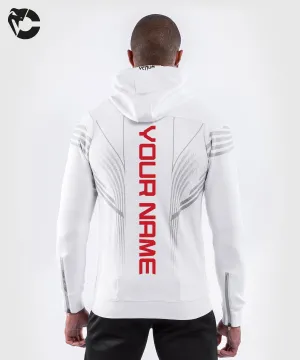 UFC Venum Personalisiert Authentic Fight Night Herren Walkout Hoodie - Weiß