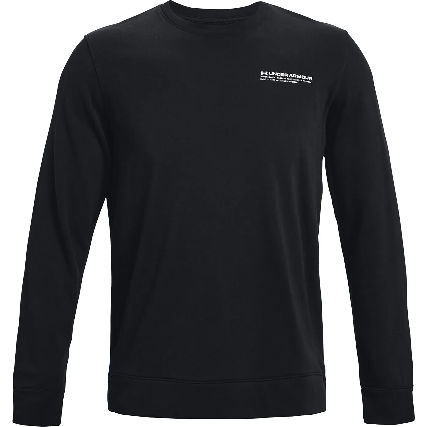 Under Armour Rival Terry Logo Mens Sweatshirt - Black