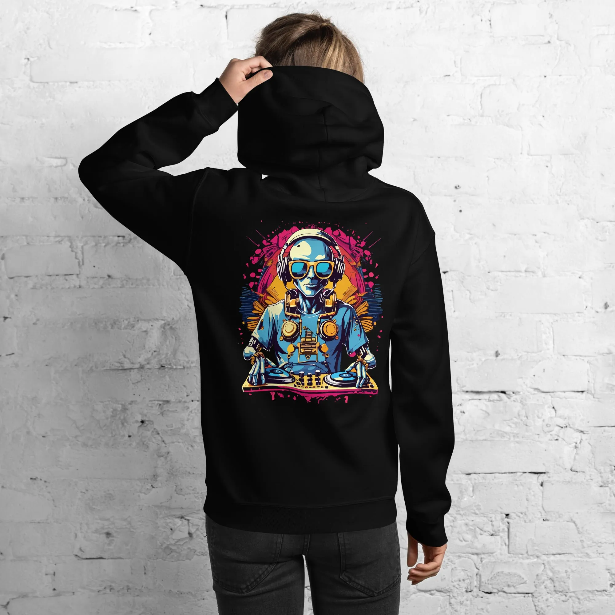 Underground Hoodie | Psychedelic DJ Robot
