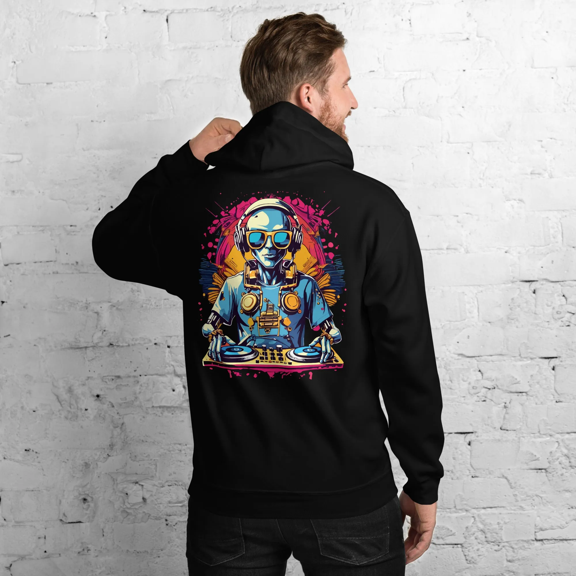 Underground Hoodie | Psychedelic DJ Robot