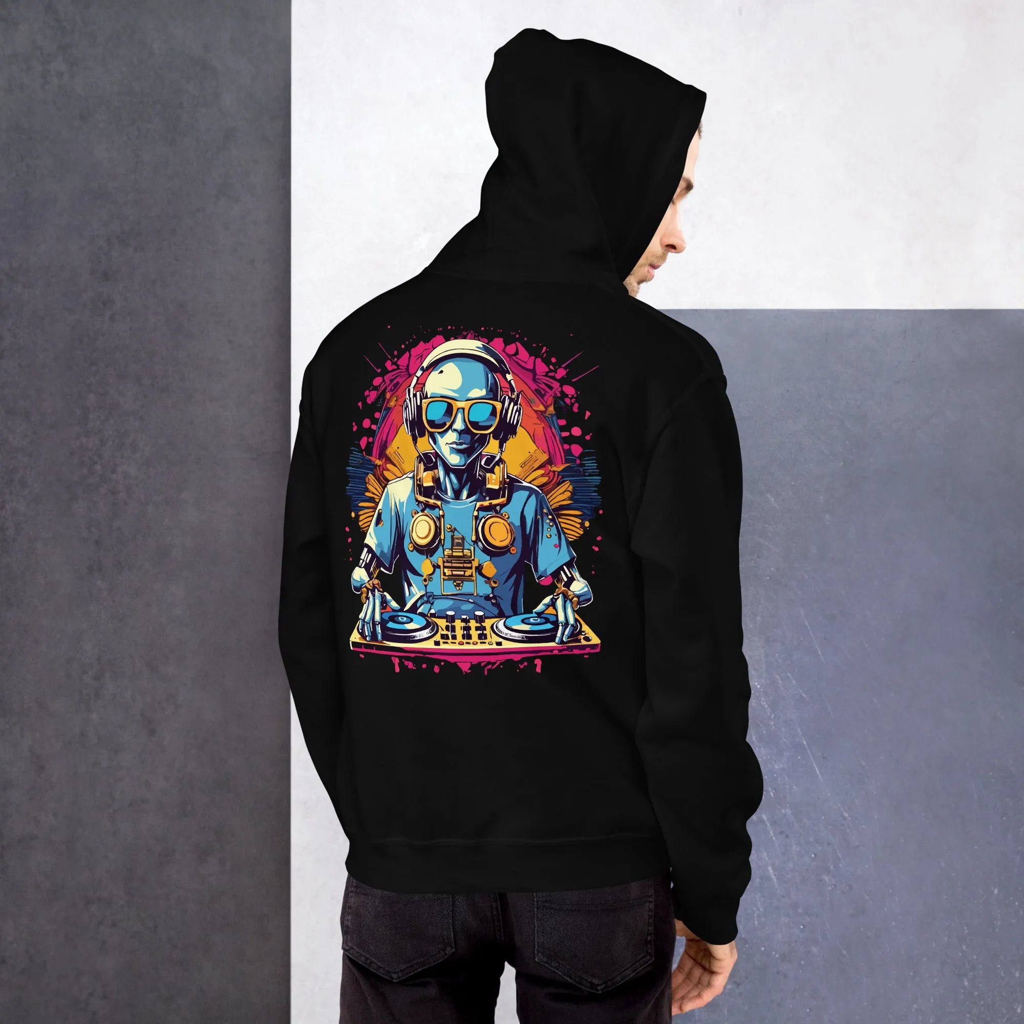 Underground Hoodie | Psychedelic DJ Robot