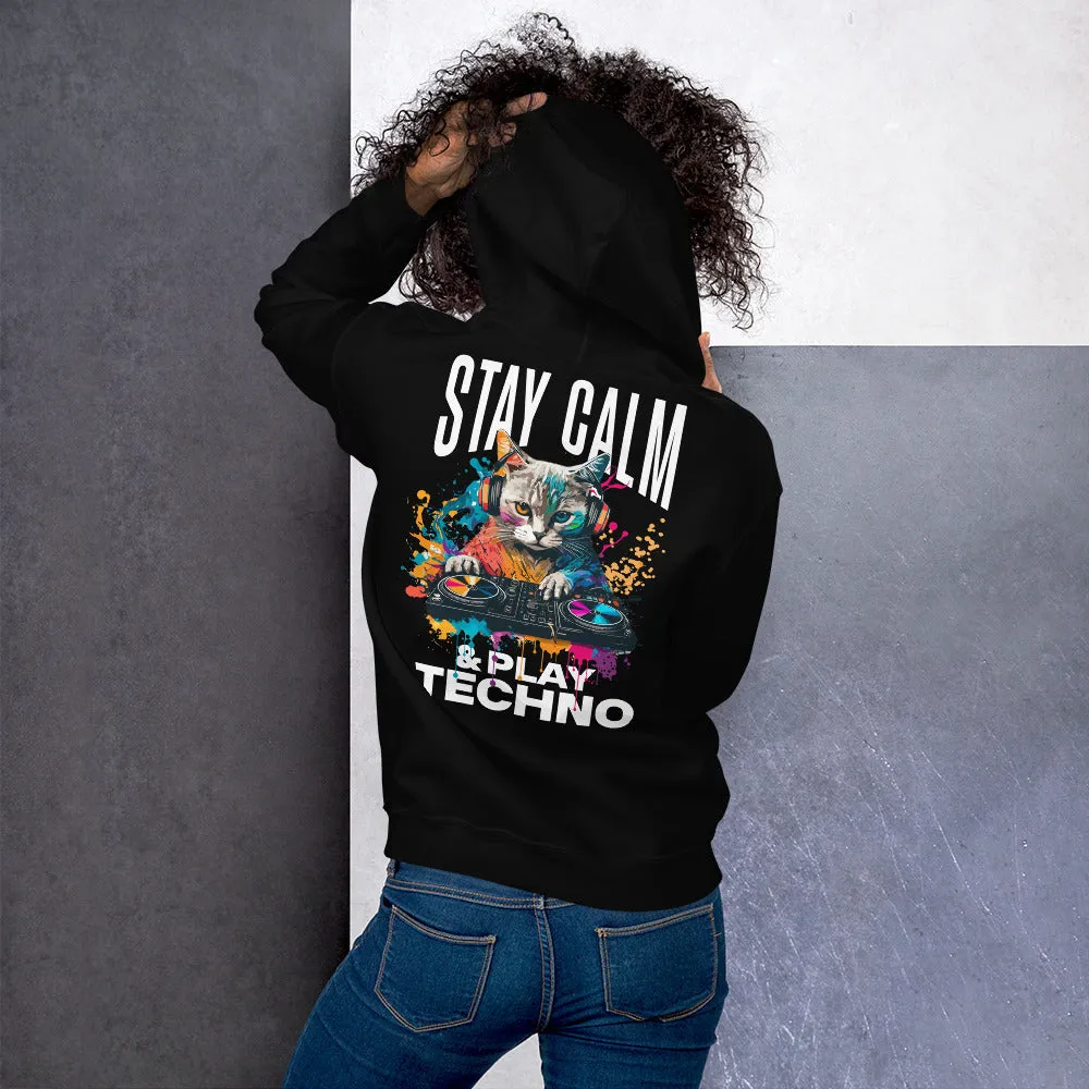 Underground Wear | Stay Calm & Play Techno Underground Hoodie