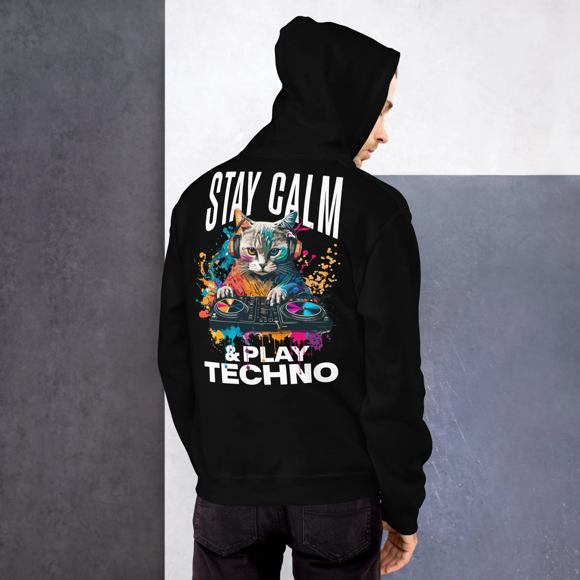 Underground Wear | Stay Calm & Play Techno Underground Hoodie