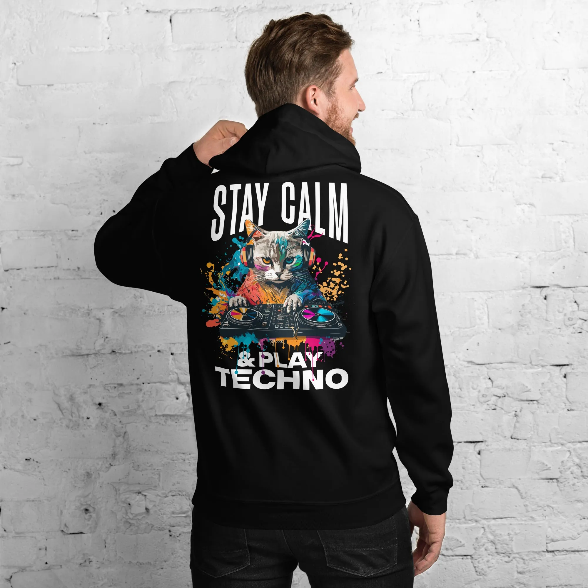 Underground Wear | Stay Calm & Play Techno Underground Hoodie