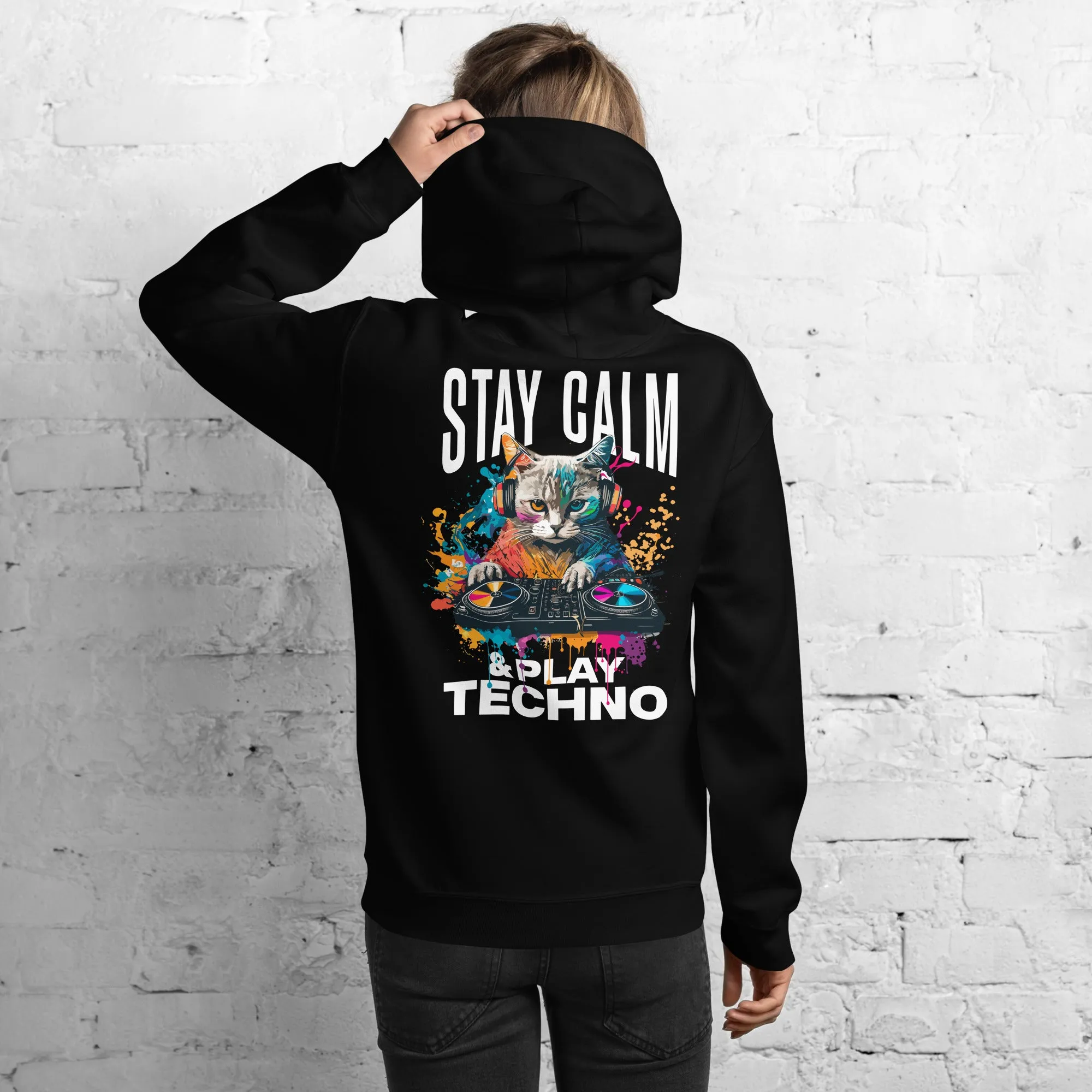 Underground Wear | Stay Calm & Play Techno Underground Hoodie