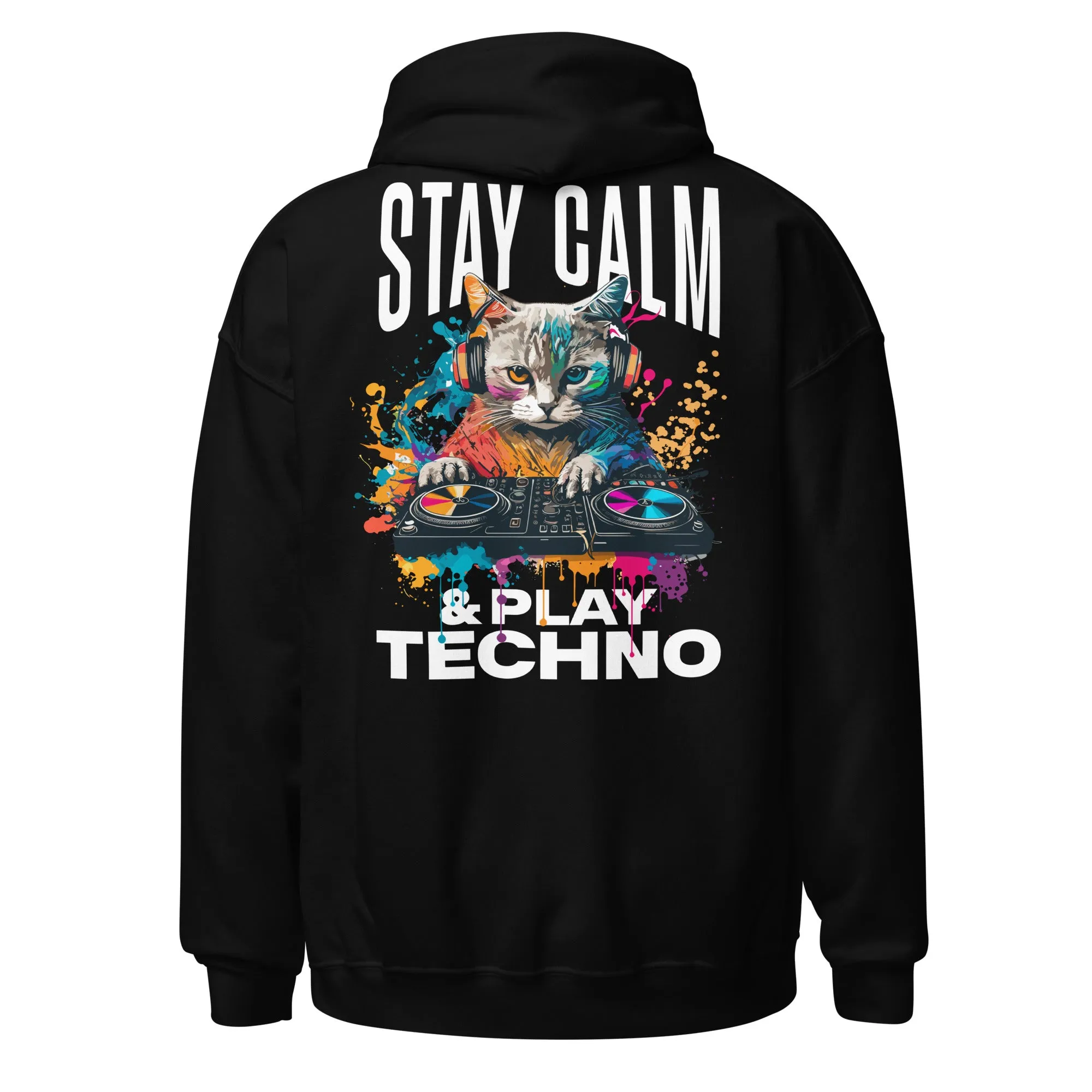 Underground Wear | Stay Calm & Play Techno Underground Hoodie
