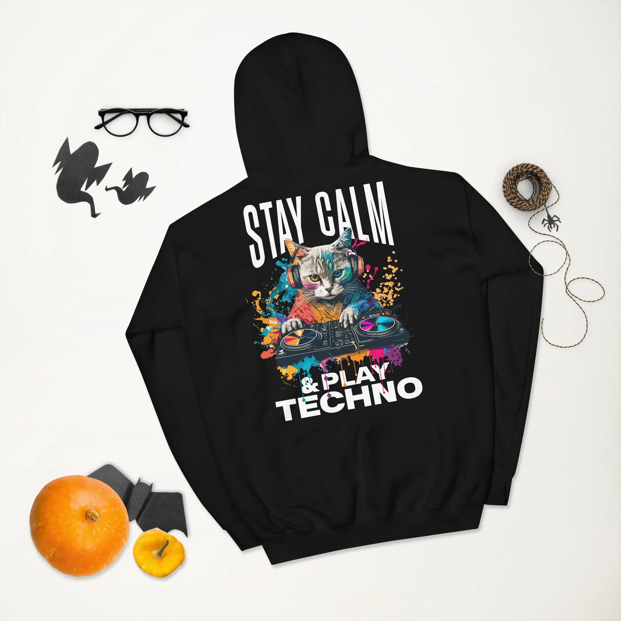 Underground Wear | Stay Calm & Play Techno Underground Hoodie