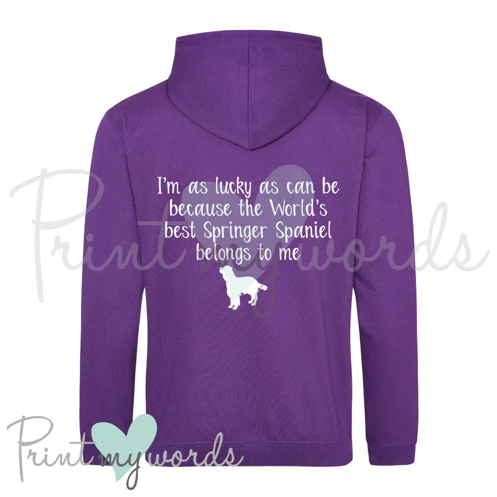 Unisex Best Springer Spaniel Hoodie