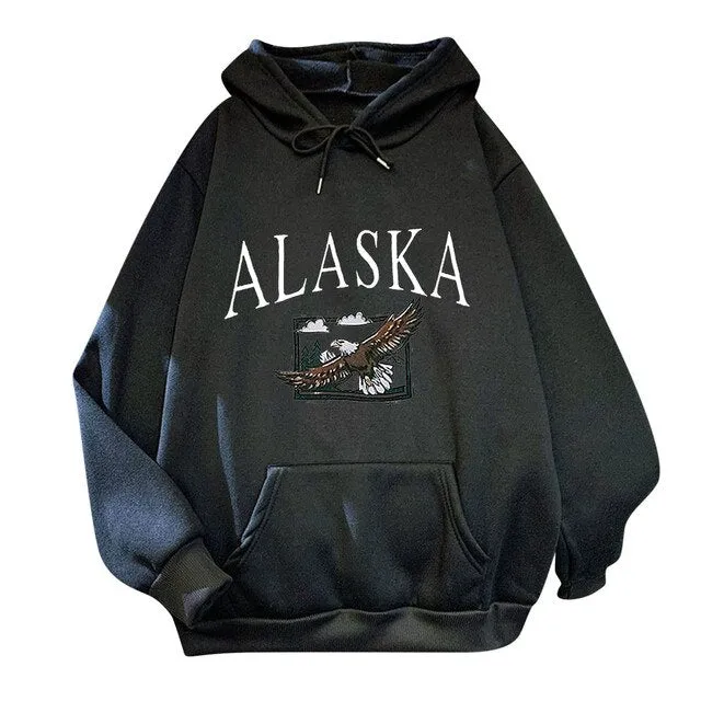 Unisex Out of System State Alaska Wild Nature Hoodie