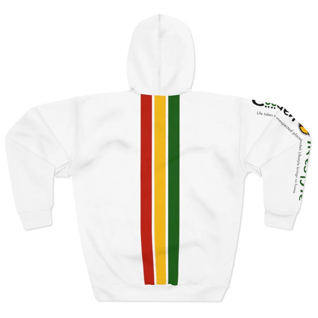 Unisex Pullover Hoodie (BUMB-WHT)