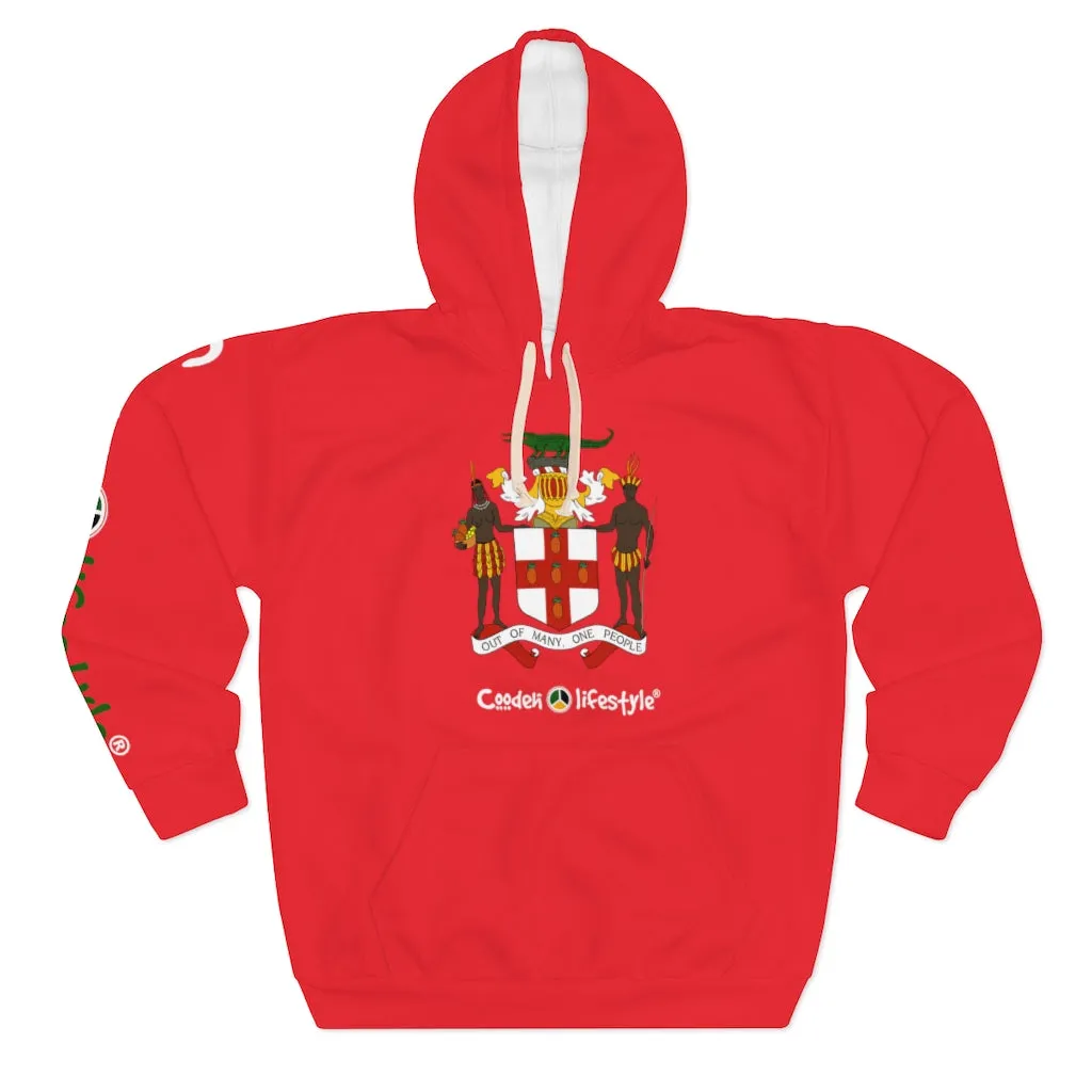 Unisex Pullover Hoodie (JA-COA-RED)