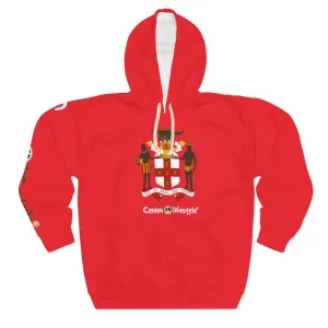 Unisex Pullover Hoodie (JA-COA-RED)