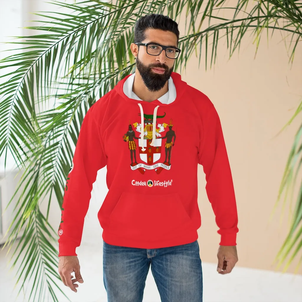 Unisex Pullover Hoodie (JA-COA-RED)