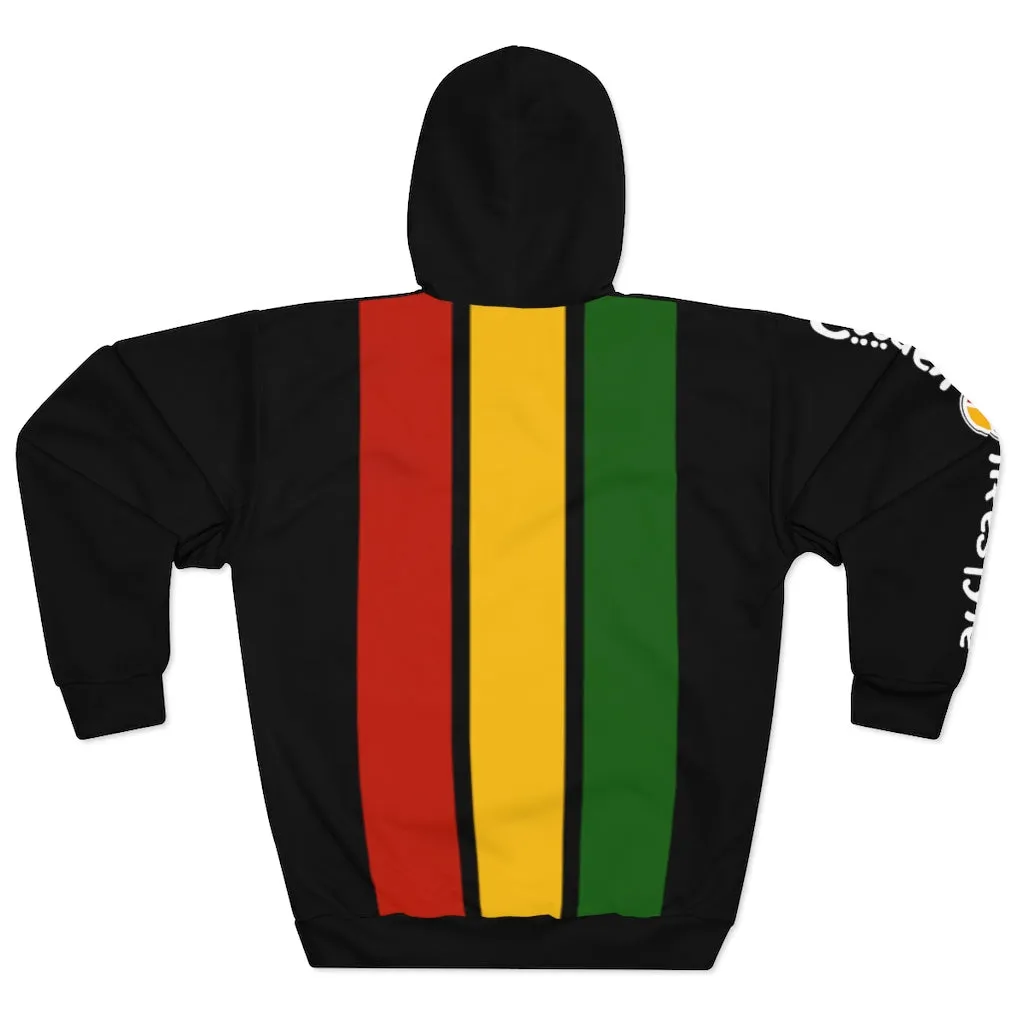 Unisex Pullover Hoodie (RHATID-BLKPANCOL)