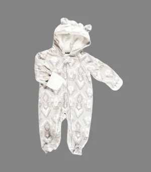 UNISEX SIZE 6 MONTHS - CARTER'S, Soft & Warm Fleece One-piece EUC B3