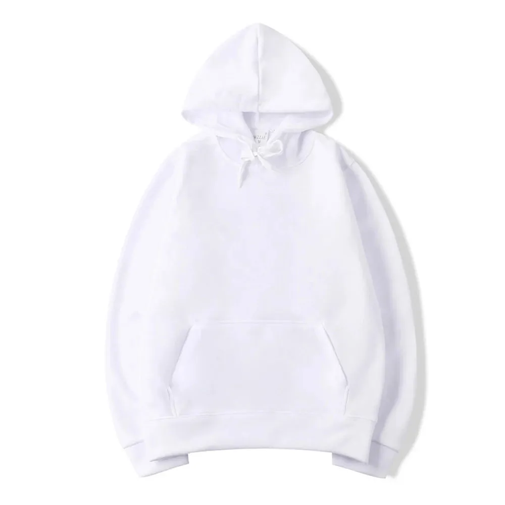 Unisex Solid Color Hoodies: Versatile Spring/Autumn Pullovers for Casual Comfort