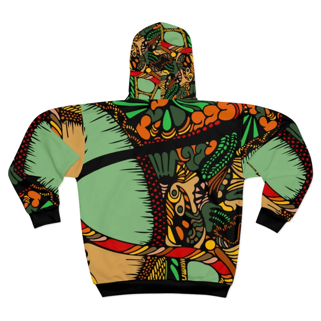 Unisex Zip Hoodie (Multi-Art3-AAF)