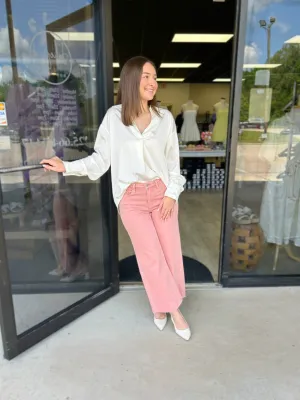 Vervet Silver Pink Jeans