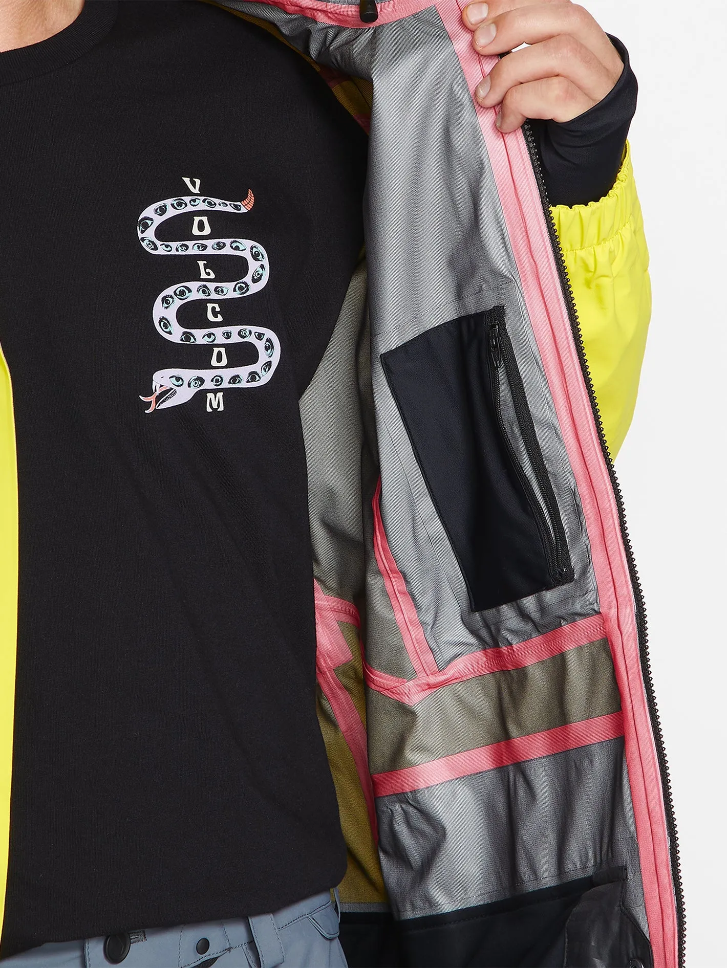 Veste de snow Guide Gore-Tex - Citron