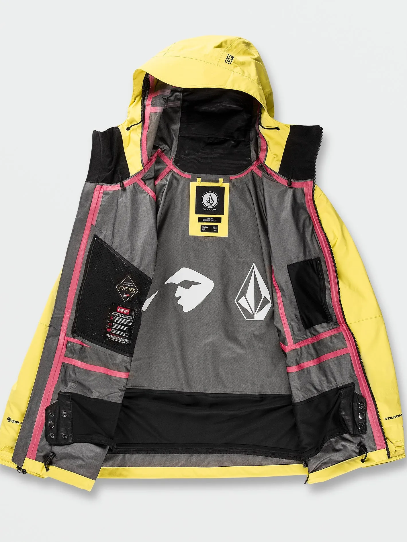 Veste de snow Guide Gore-Tex - Citron