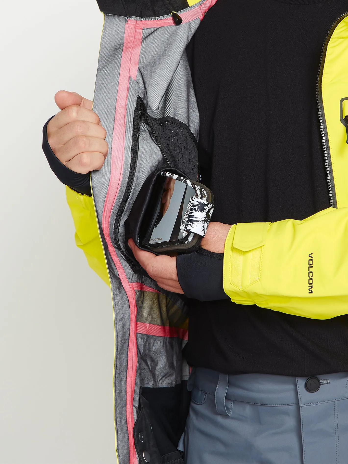 Veste de snow Guide Gore-Tex - Citron
