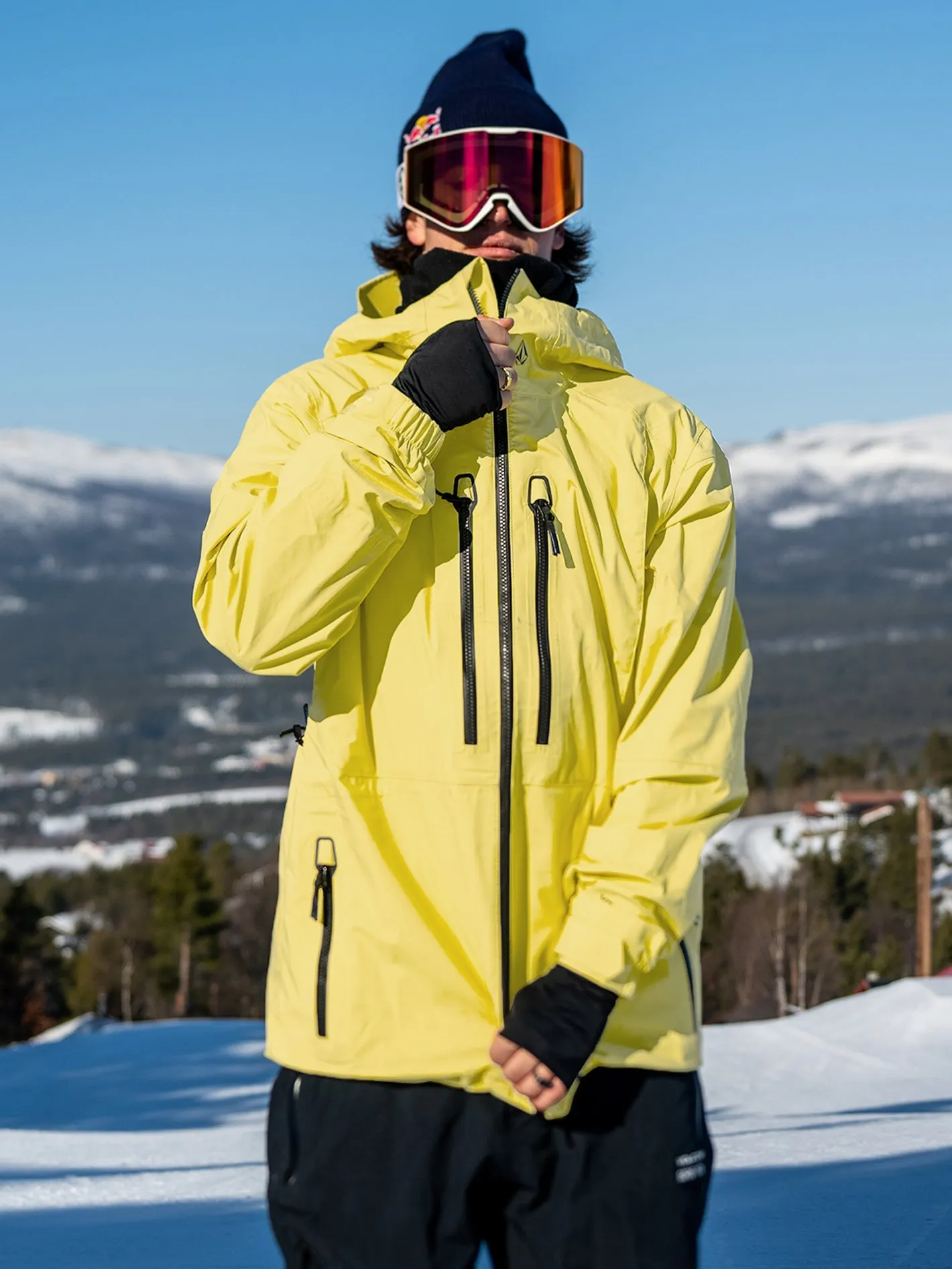 Veste de snow Guide Gore-Tex - Citron