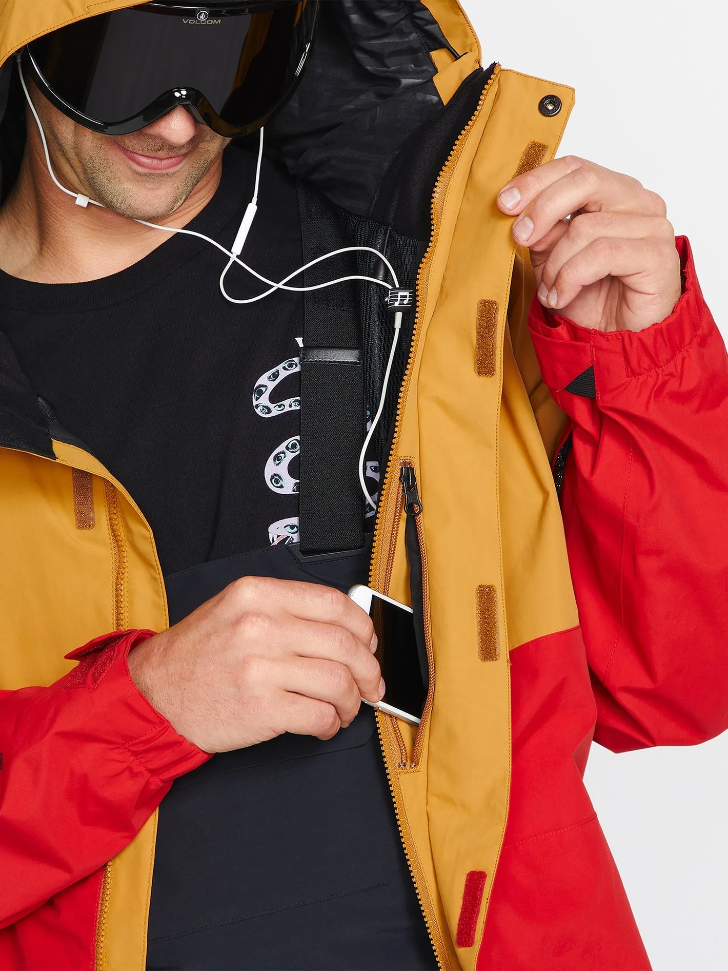 Veste de snow L Gore-Tex - Caramel