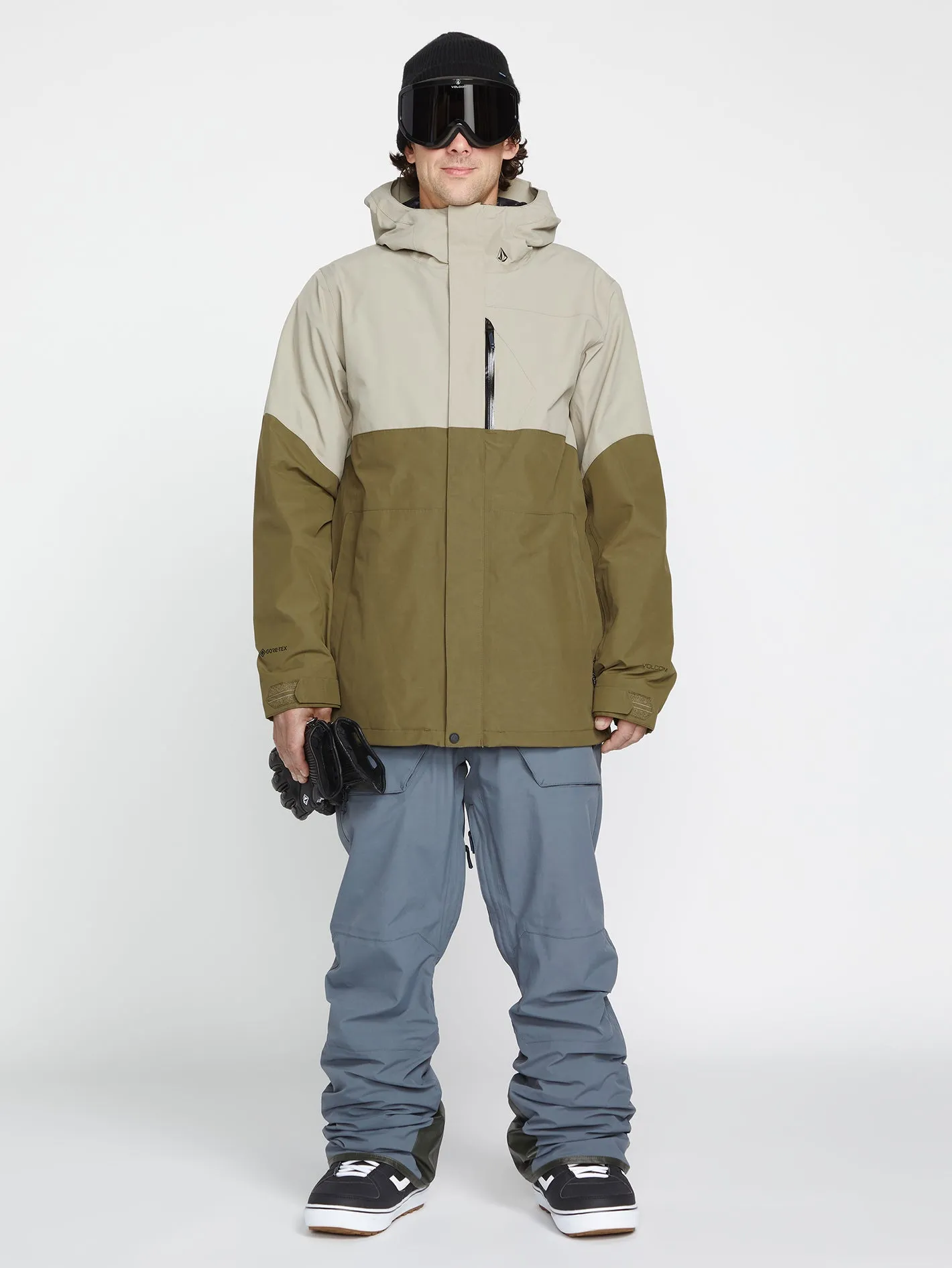 Veste de snow L Gore-Tex - Dark Khaki