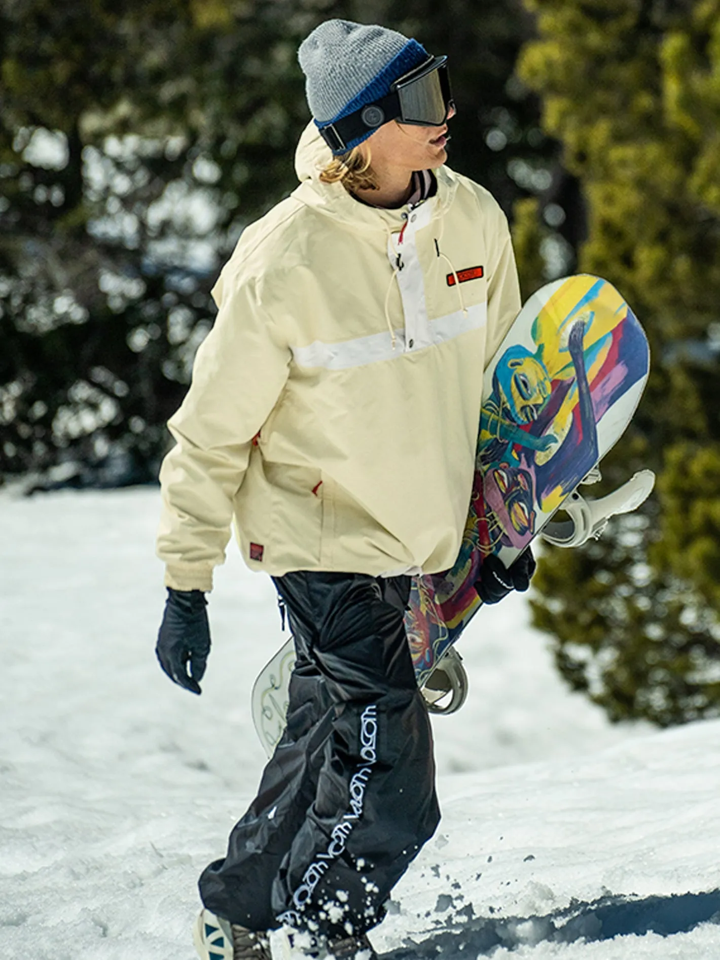 Veste de snow Longo Pullover - Yellow