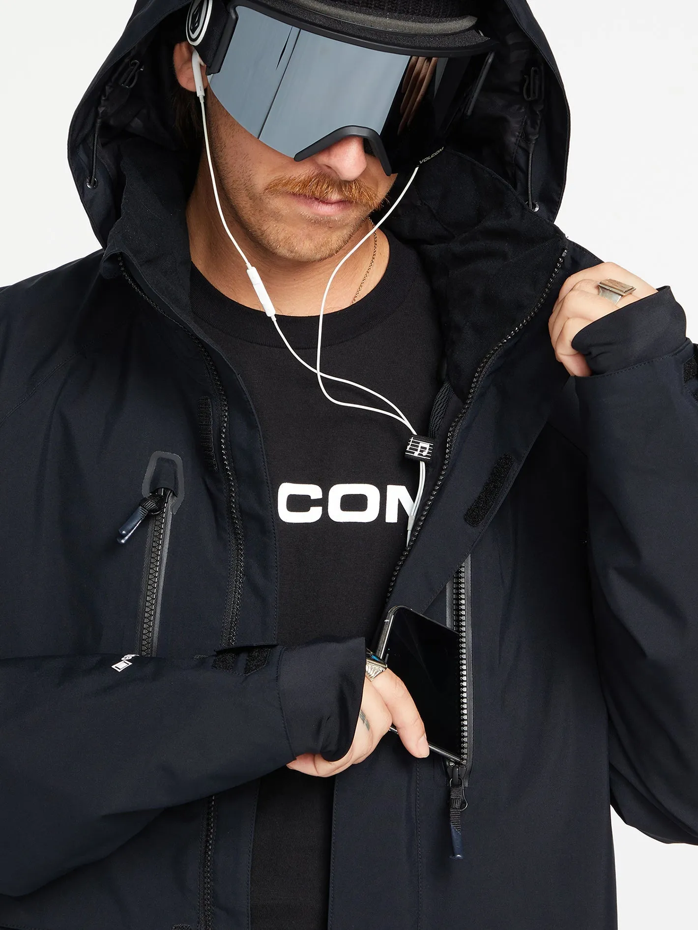 Veste de snow Stone Stretch Gore-Tex - Black