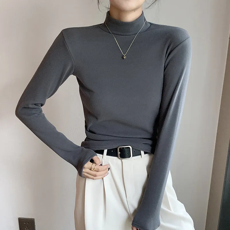 Victoria™ | Thick Warm Velvet Turtleneck Long Sleeved Inner Shirt