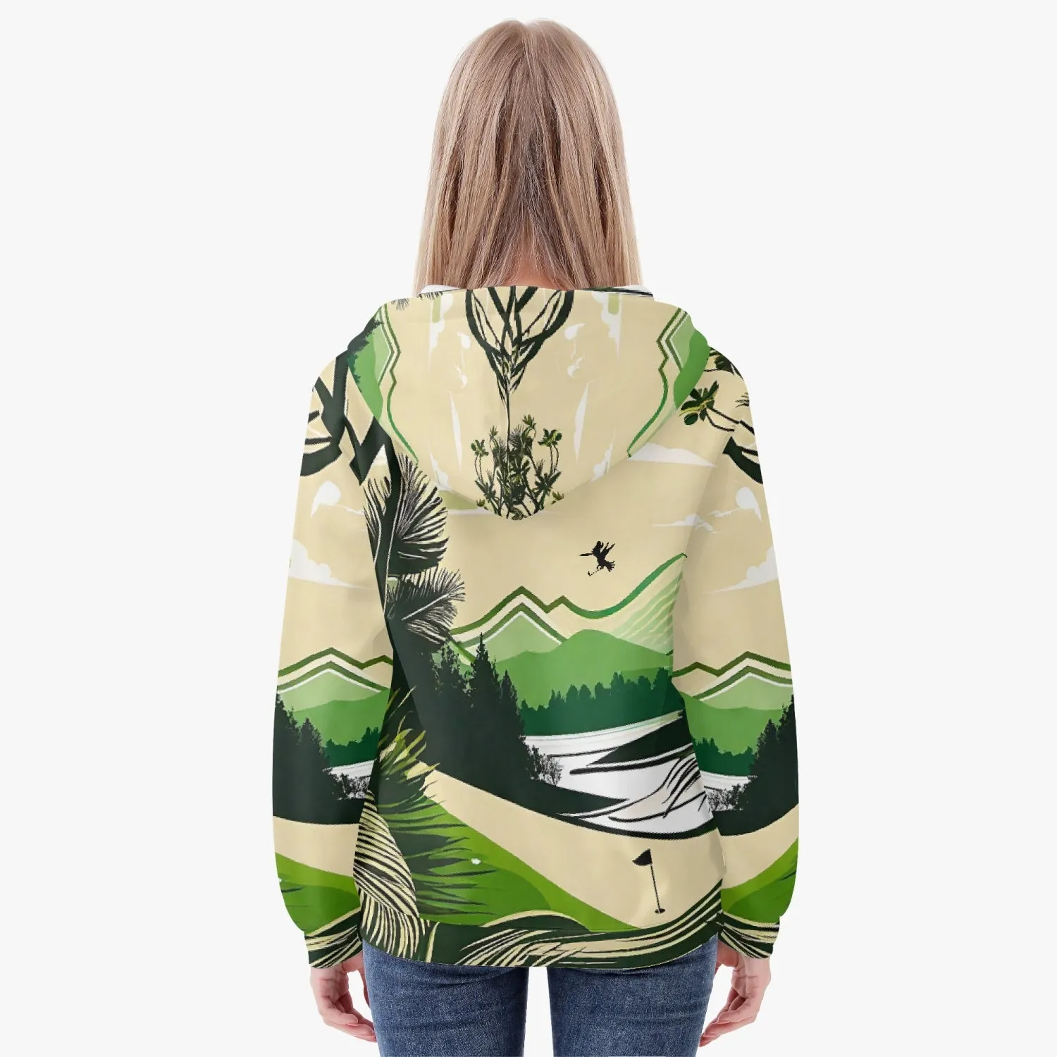 Vintage Golf Women's Zip Up Hoodie