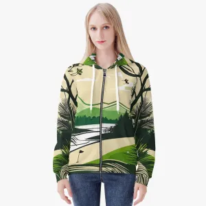 Vintage Golf Women's Zip Up Hoodie