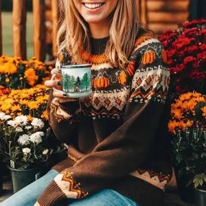 Warm ethnic sweaters for women